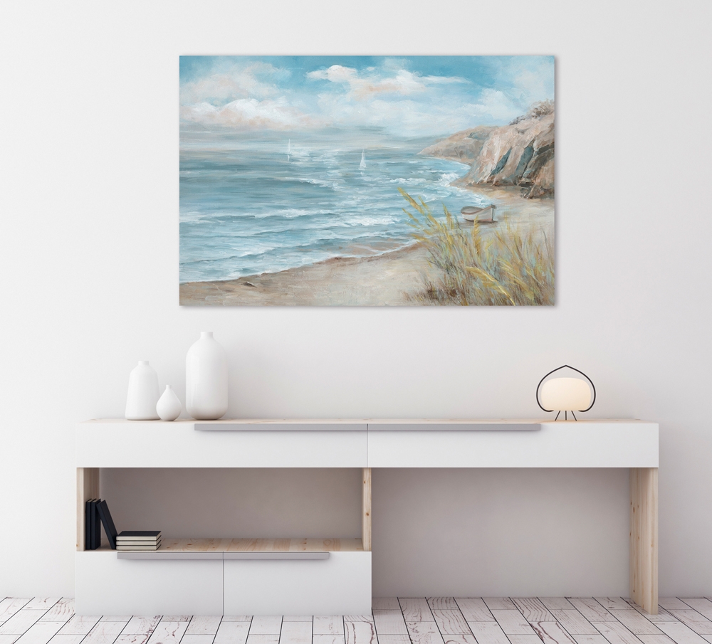Schilderij strandzicht 80x120