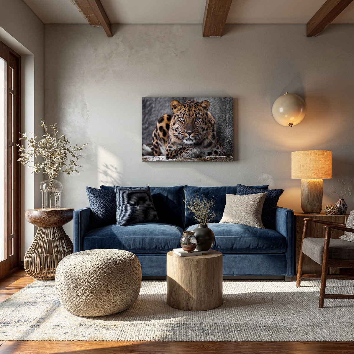Tijger op canvas 70x100 