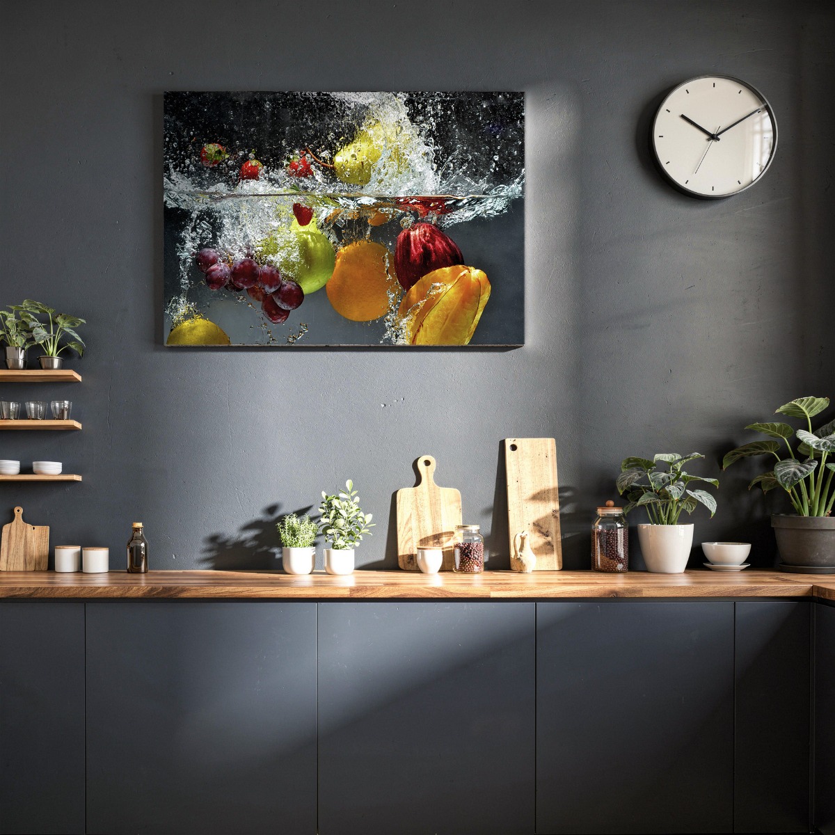 Fruitsplash op canvas 70x100 