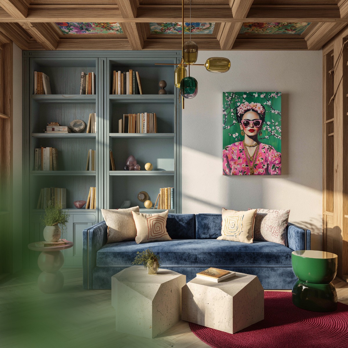 Frida Kahlo op canvas 70x100 
