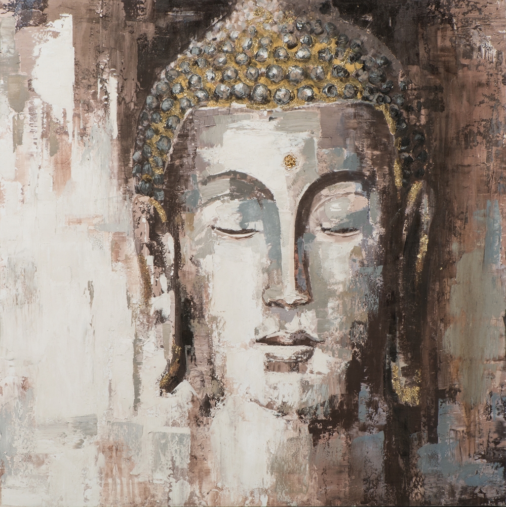Schilderij Boeddha 100x100