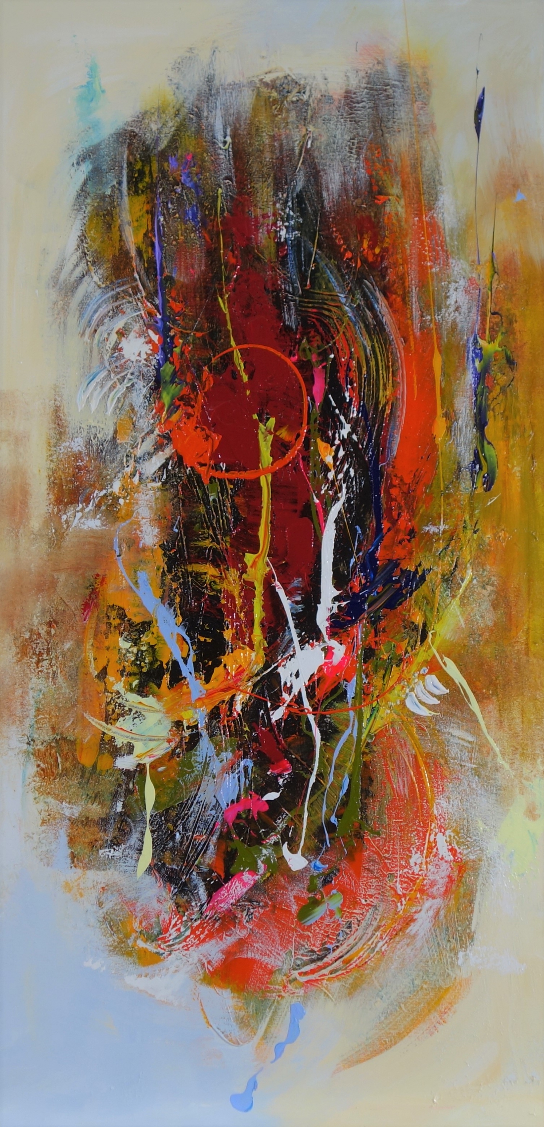 Schilderij abstract 120x60