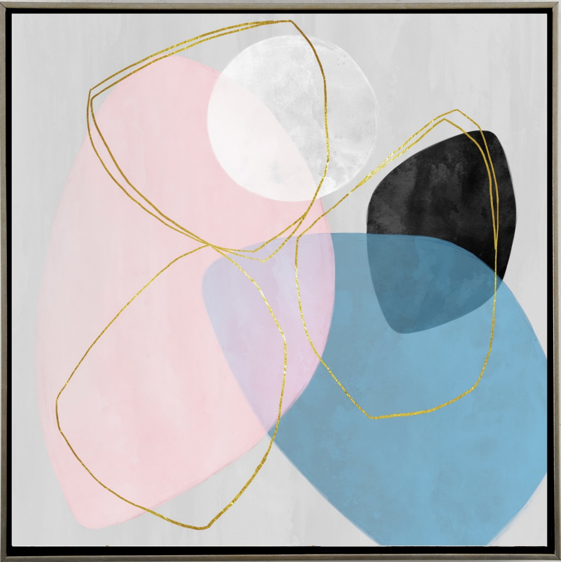 Schilderij abstract 82x82