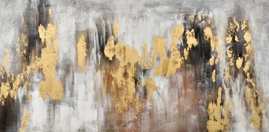 Schilderij abstract 100x200