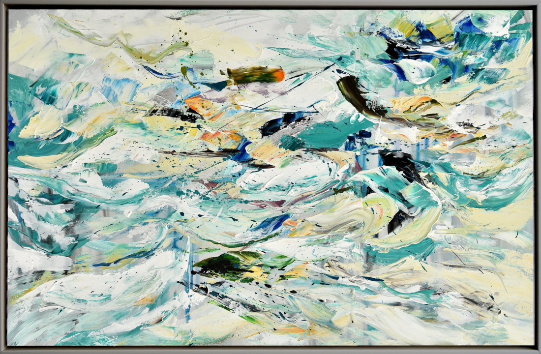 Schilderij abstract 102x152