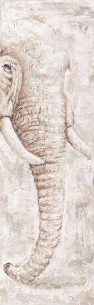 Schilderij olifant 50x160