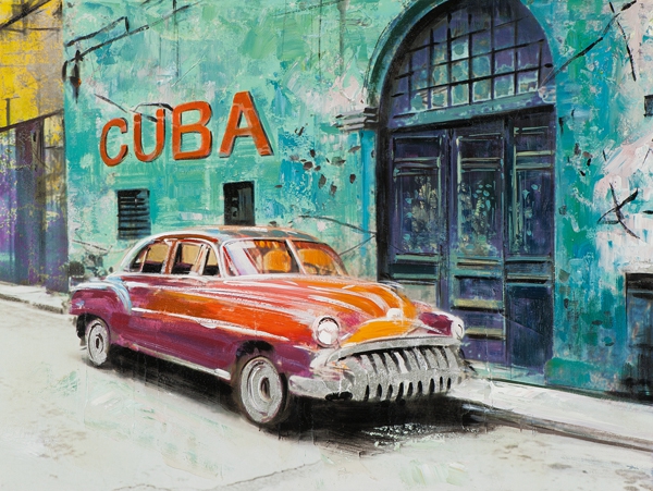 schilderij 60x80 Cuba