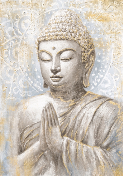 Schilderij boeddha 70x100