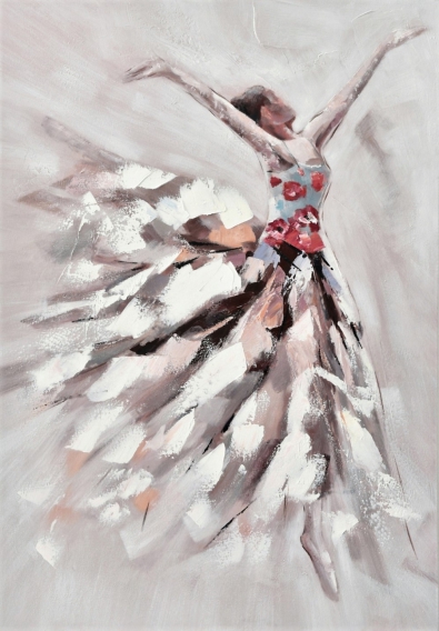 Schilderij ballerina 70x100