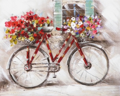 Schilderij fiets 40x50 