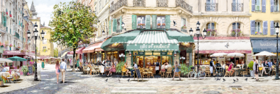 Cafe in Parijs 60x150