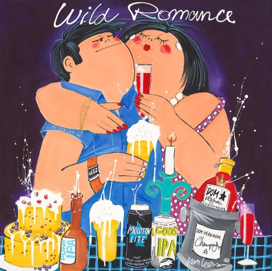 Dikke Dames 'Wild Romance' 70x70