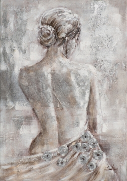 Schilderij vrouw 70x100