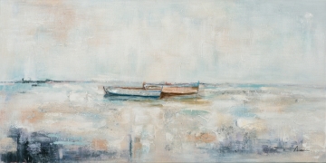 Schilderij landschap 70x140