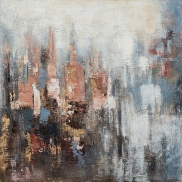Schilderij abstract 115x115