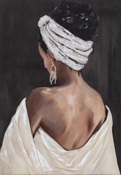 Schilderij vrouw 70x100