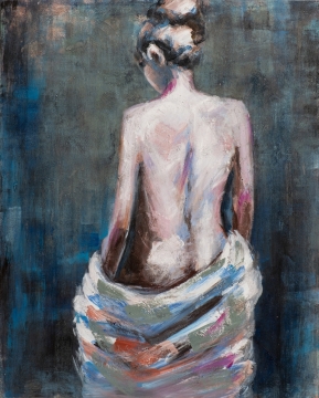 Schilderij vrouw 70x100