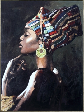 Schilderij beauty in thoughts 90x120
