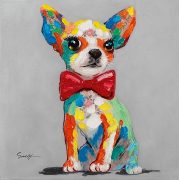 Schilderij chihuahua 50x50