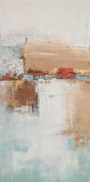 Schilderij abstract 50x100