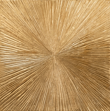 Schilderij golden elegance 100x100