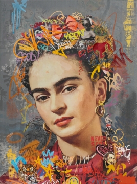 Schilderij mexican street art 60x80