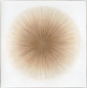 Schilderij circle 102x102