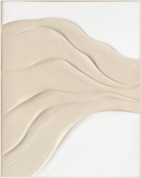 Schilderij sandy waves met lijst II 80x100