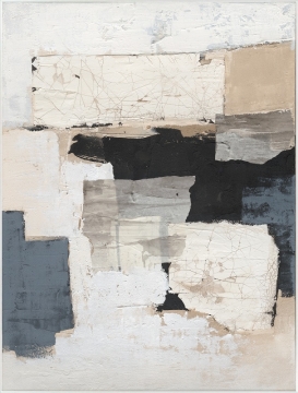 Schilderij abstract met lijst 90x120