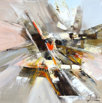 Schilderij abstract 50x50