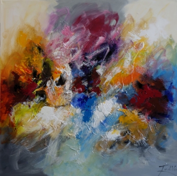 Schilderij Abstract 100x100