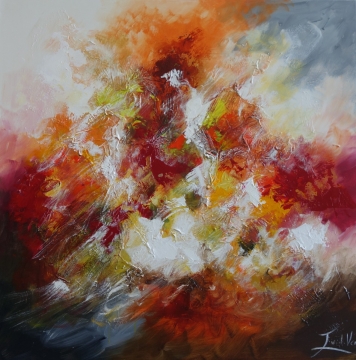 Schilderij Abstract 100x100