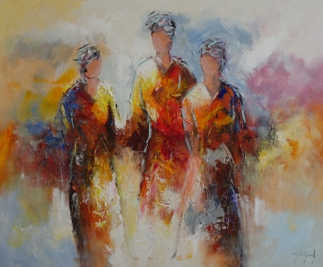 Schilderij figuratief 100x120 
