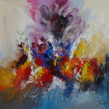 Schilderij Abstract 100x100