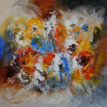 Schilderij Abstract 100x100