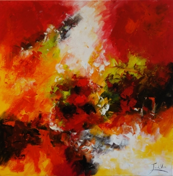 Schilderij Abstract 100x100