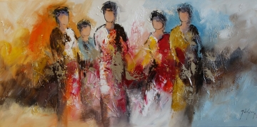 Schilderij figuratief 60x120