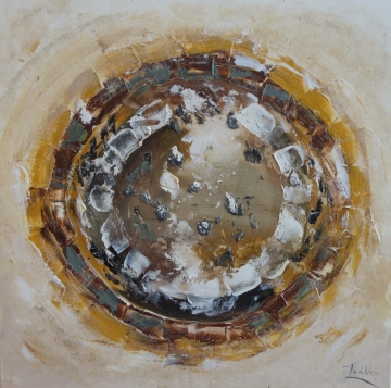 Schilderij Abstract 100x100