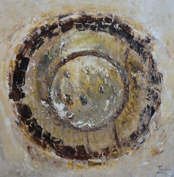 Schilderij Abstract 100x100