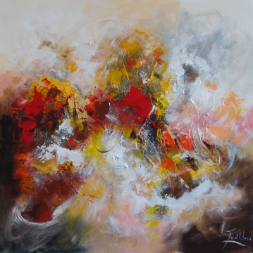 Schilderij Abstract 100x100