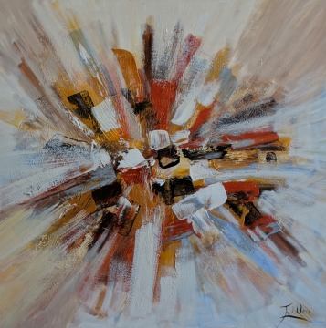 Schilderij Abstract 100x100