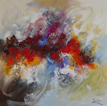 Schilderij Abstract 100x100