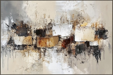 Schilderij abstract modern 100x150