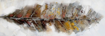 schilderij veer 50x150