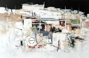Schilderij abstract 100x150