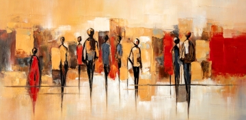 Schilderij figuratief 70x140