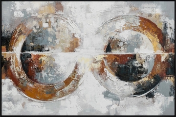 Schilderij cirkels 80x120