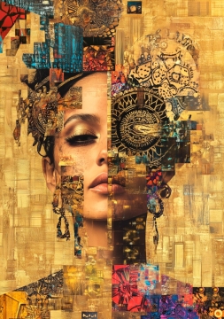 Double face op canvas 70x100 