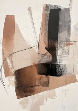 Abstract II op canvas 70x100 
