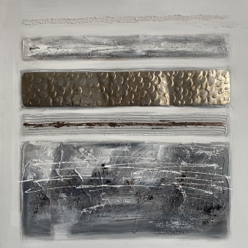 Schilderij abstract 80x80